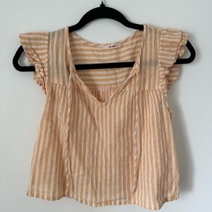 Stirped 100%cotton top, Francesca's